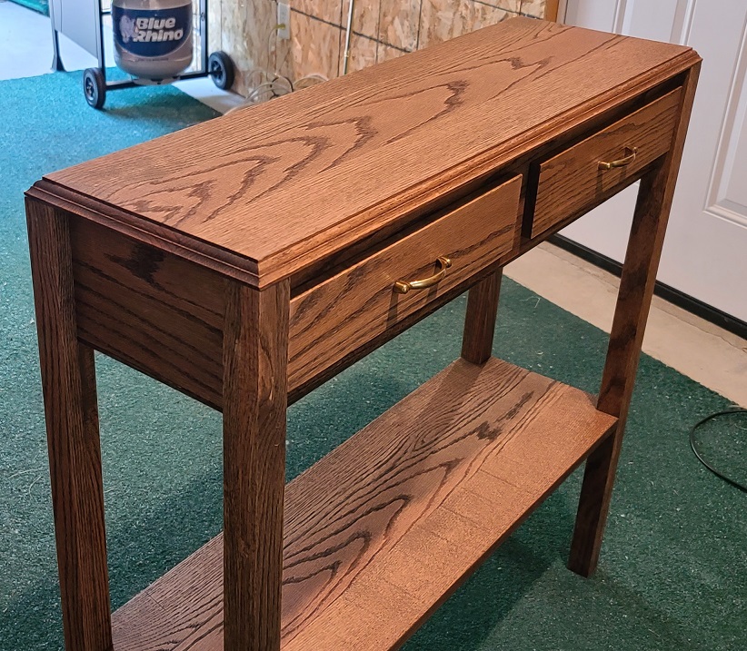 tv stand drawers completed